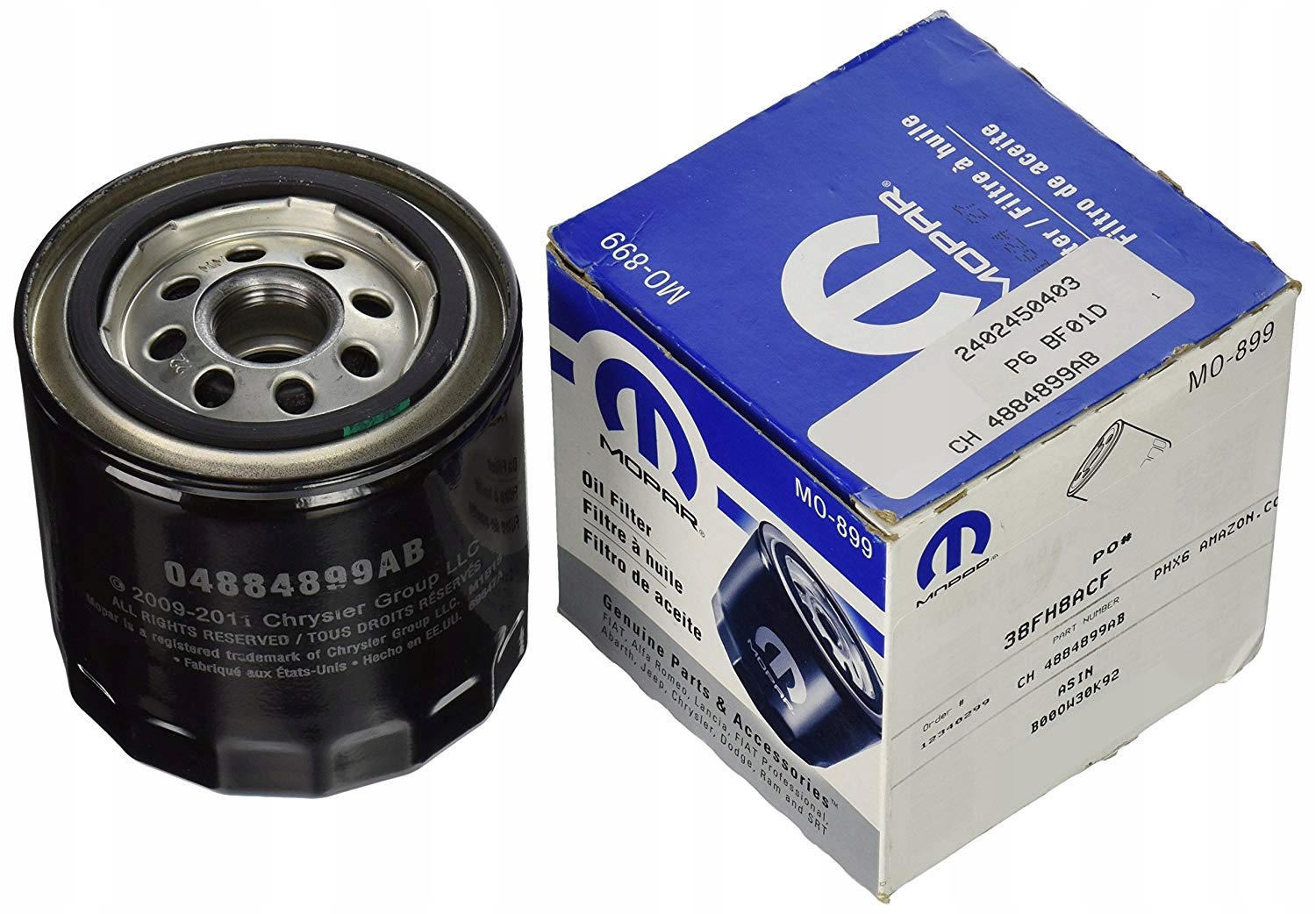 Фильтр масляный Mopar МО-899