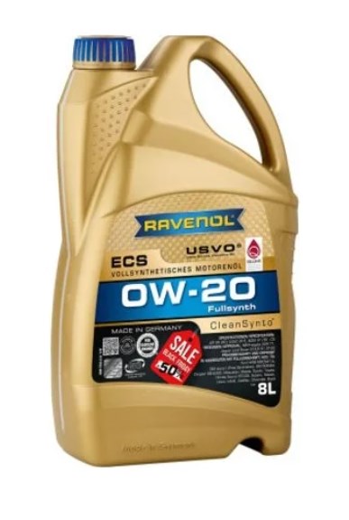 Моторное масло RAVENOL ECS 0W-20 8л